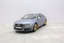 KYOSHO 1:18 Audi A8 4.2TDI D3 ICE BLUE CAR DIE CAST MODEL RARE