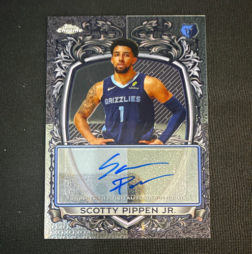 Scotty Pippen Jr. – 2025-26 Topps Chrome Basketball · Signature Style #SS-SPJ Scotty Pippen Jr.