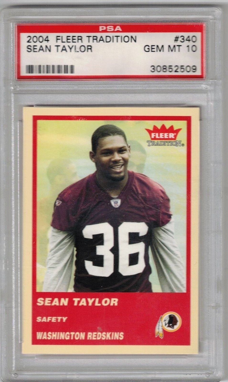 Sean Taylor Fleer Tradition #340 Base