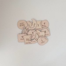 13PCS Baby Photo Cards Milestones Card Growth Memorial Card New Parents Best