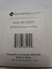 NIB BREATHE AUDIO BA-2430AP / NUVO ALL PORT CONNECTION HUB NEW B634