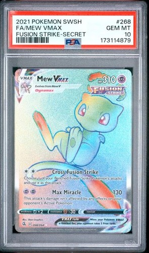 Mew VMAX graded PSA 10 for sale on eBay