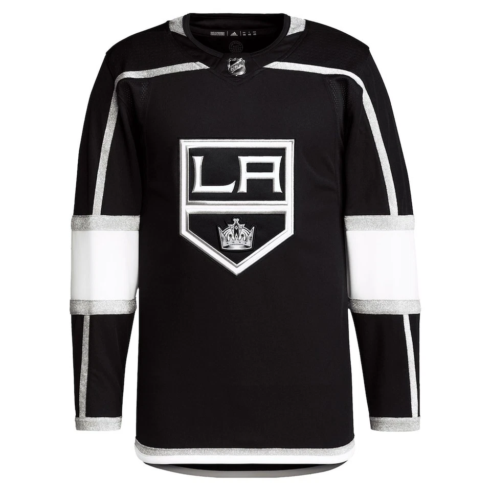 Camiseta deportiva de hockey en casa auténtica Adidas de Los Angeles Kings NHL negra talla 60 (3XL) Foto 2 de 3