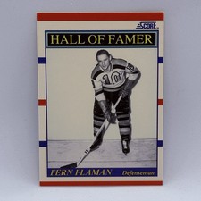 Fern Flaman 1990-91 Score Canadian #357