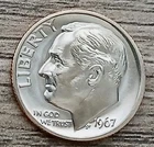 1967-P Roosevelt BU Proof-like Clad Dime From SMS ~ Free Shipping!