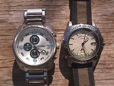 FOSSIL CH-2506 CHRONOGRAPH and TOMMY BAHAMA A126 WATCH PARTS - Main Image