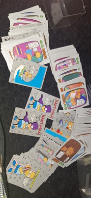 #ad #ad 1990 TOPPS THE SIMPSONS COMPLETE HAND COLLATED 88 CARD SET $35.00