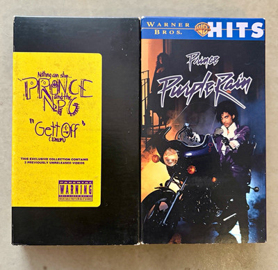 Prince VHS Lot - Purple Rain ''Get Off Prince'' Hi-Fi 1990'S