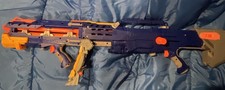 NERF N-Strike LongShot CS-6 Blue Yellow 2006 - Tested / Working
