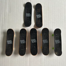 Tech Deck Mini Skateboard Fingerboards Lot Of 7- 2 with out wheels.