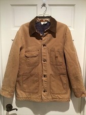 Vintage Big Ben By Wrangler Jacket sz 40 Buttoned Blanket Lined Cotton Duck