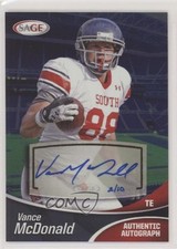 2013 SAGE Foil Auto 2/10 Vance McDonald #SPA32 Auto pn1