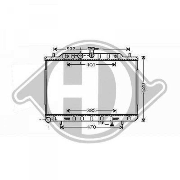 1X KüHler MotorküHlung Diederichs DCM1863 Diederichs Climate FüR Nissan-image