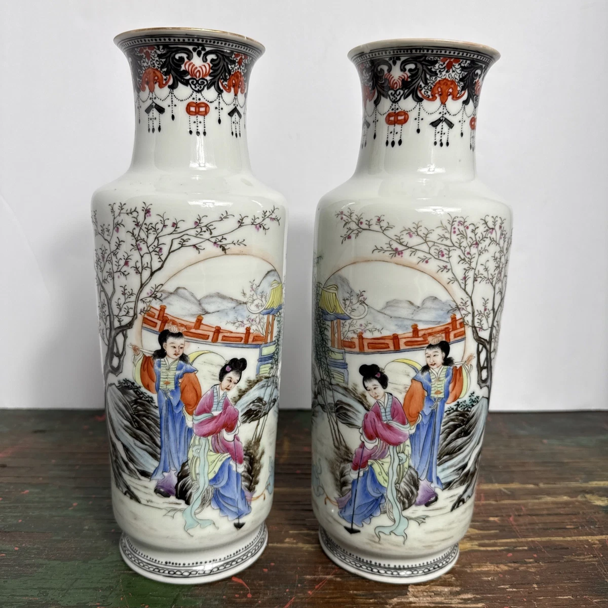 乾隆Mark 印第安纳中国古董花瓶| eBay