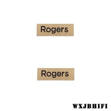 Rogers Speaker Grill replacement piece Aluminum logo Badge 30mm 1.18"X10mm 0.39"