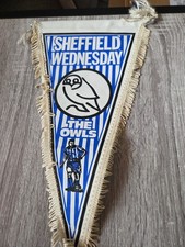Sheffield Wednesday Vintage Football Pennant 1980s