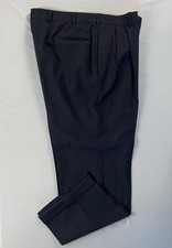 Brooks Brothers Makers Vintage USA Brooksease Pleated Wool Dress Pants. 37X29.