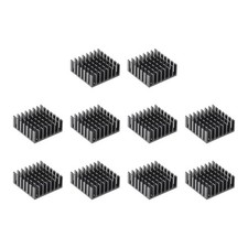 Electronic Radiators Heatsink for MOS GPU IC Chip Black 28 x 28 x 11 mm 10pcs