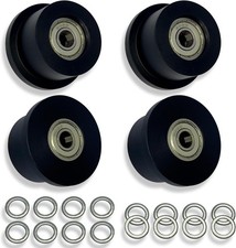 Upgraded Machined Wheels/Rollers Compatible with Total Gym,Replacement Parts for
