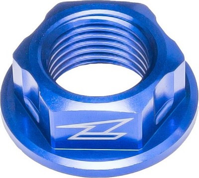 DRC Hard Ware Axle Nut Blue M18x24-P1.5 H9 #ZE93-8036 for Suzuki/Kawasaki/Yamaha