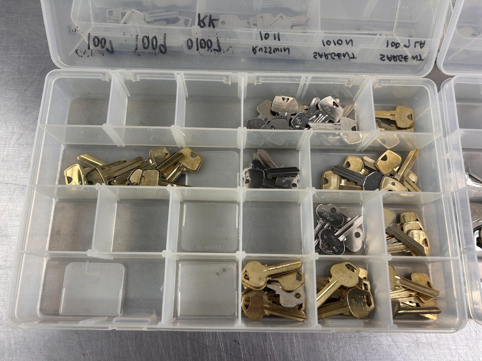 Huge Lot of ilco Key Blanks New in Organizers Locksmith Stock 2