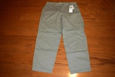 COLUMBIA -'Davenport Twill' LOOSE Tapered Beige / Taupe Pants - Men 36 x 32 -NWT