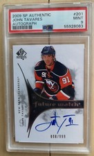 2009-10 UD SP Authentic John Tavares Future Watch Auto /999 PSA 9 Mint Rookie RC