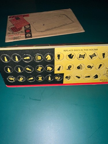 Vintage Berco Company Pocket Brettspiel 5 in 1 Dame Schach Versuchen Sie es noch einmal - Bild 6 von 8