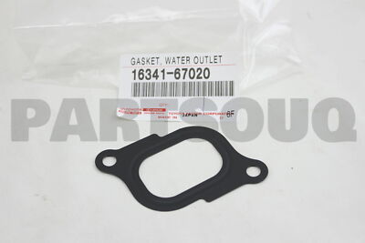 1634167020 Genuine Toyota GASKET, WATER OUTLET 16341-67020 | eBay 