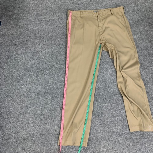 Nike Golf Pants Mens 35 Beige Dri Fit Straight Leg Performance Lightweight Chino - Picture 5 of 11