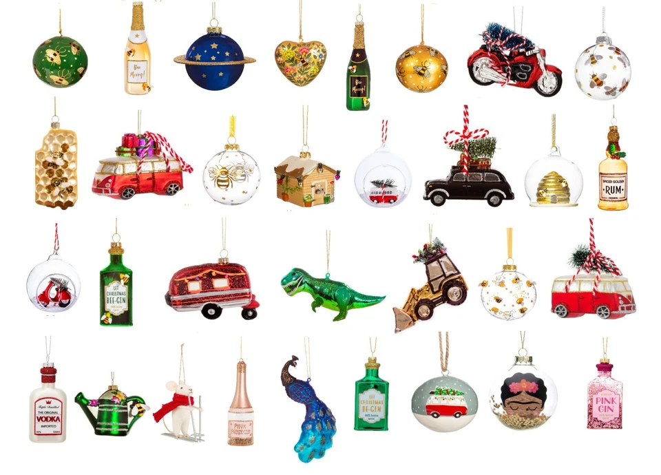 Sapin de Noël Boules Suspendu Décorations Nouveauté Ornement Cadeau Sass & Belle