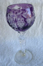 AJKA Crystal Wine Goblet Hungary 160-35AAA
