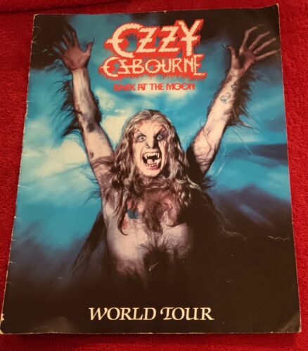 Ozzy Osbourne Bark At The Moon - Word Tour Of 1984 Programme.