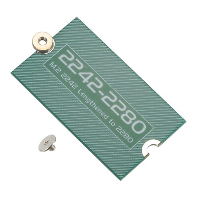 M.2 SSD Extension Adapter M2 Solid-state Drive 2242 to 2280 Bracket Card Riser