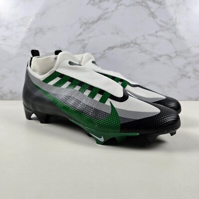 Nike Vapor Edge Pro 360 Football Cleats 14.5 Black Green Ghost Lace NWT
