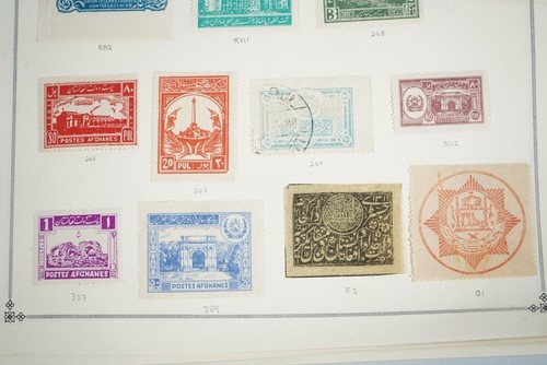 AFGHANISTAN 1910–1960s COLLECTION OF 425+ STAMPS MINT & USED ON SCOTT PAGES - Picture 9 of 24