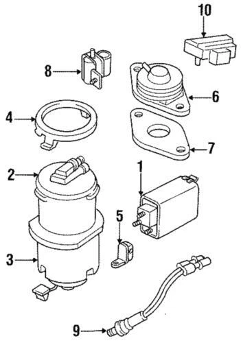 Sensor de oxígeno térmico genuino GM 1993-1995 Cadillac Oldsmobile Eldorado 19178939 Foto 2 de 2