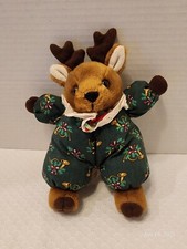 Russ Ruby Reindeer plush vintage 1992 Christmas 8"