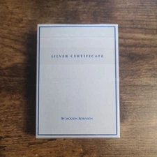 Silver Certificate Foiled Standard Edition Playing Cards Kings Wild Project Deck