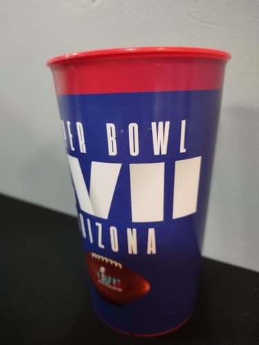 NFL Licensed Super Bowl 57 LVII Plastic Party Cup Chiefs Eagles 6.5" 32oz 2023 2 - Picture 3 of 12