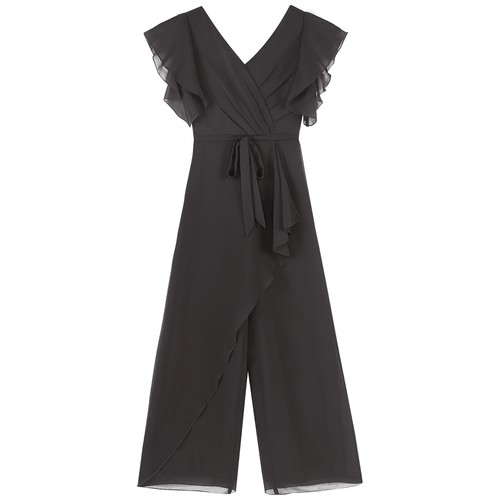 Kids Girls Jumpsuit Prom Rompers Pageant Overalls High Waist Bodysuit Communion - Picture 47 of 60