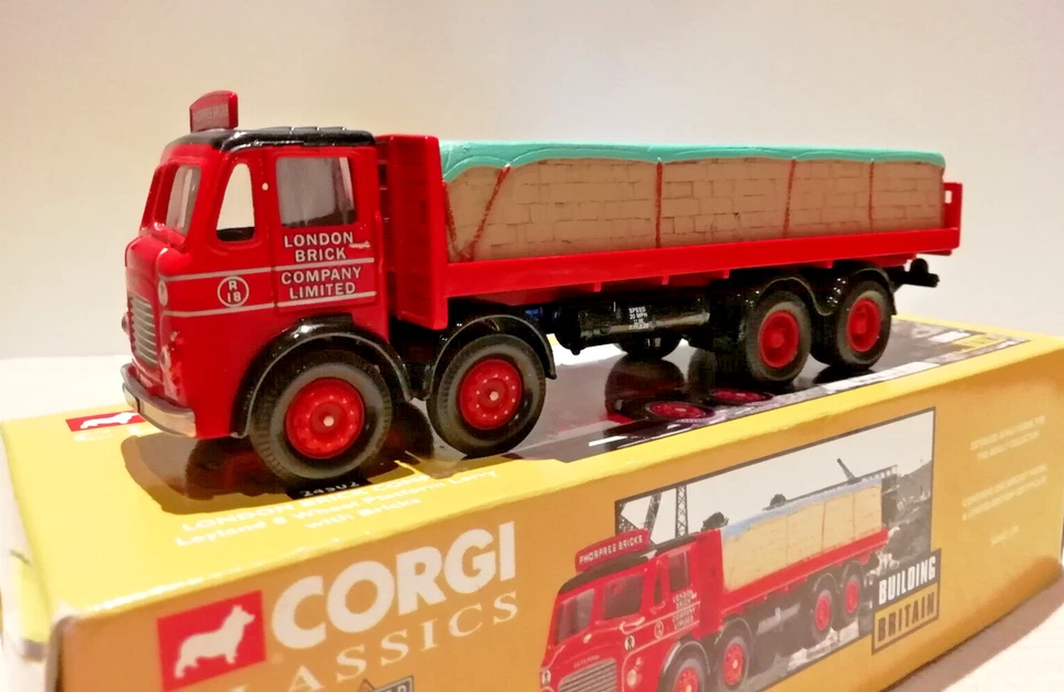 Corgi Classic 1:50 DAF Leyland 8 Wheel Platform Lorry London Brick Company 24502 - Bild 3 von 4
