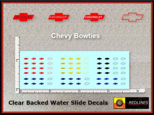 1/64 "Chevy Bowtie'' Assorted Decal SCR-0085 - Picture 3 of 3