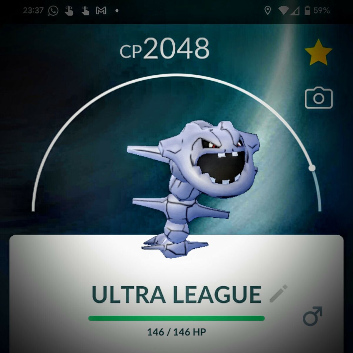 Shiny Steelix ( Onix Evolution ) Pokemon Trade Go