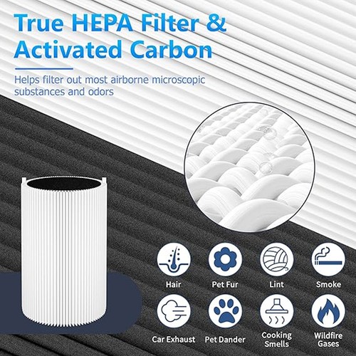 2 Pack Blue Pure 411 Filter Replacement for Blueair Blue Pure Auto Air Purifier - Picture 19 of 23