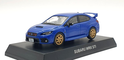 SUBARU WRX STI EJ20 Final Edition ミニカー Subaru WRX STi EJ20 Final Edition Blue with Gold Wheels with