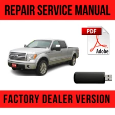 Ford F-150 2009-2014 Factory Repair Manual USB