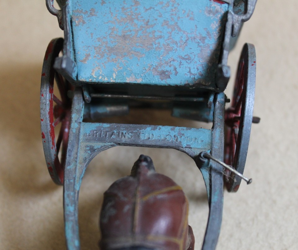 Antique Toy Horse & Cart Britans LTD. London eBay