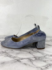 Everlane Women's The Italian Leather Light Blue Heel Size 6.5