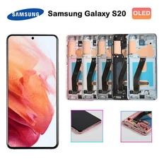 OLED For Samsung Galaxy S20 4G/5G G980/G981 LCD Display Screen Replacement Gray
